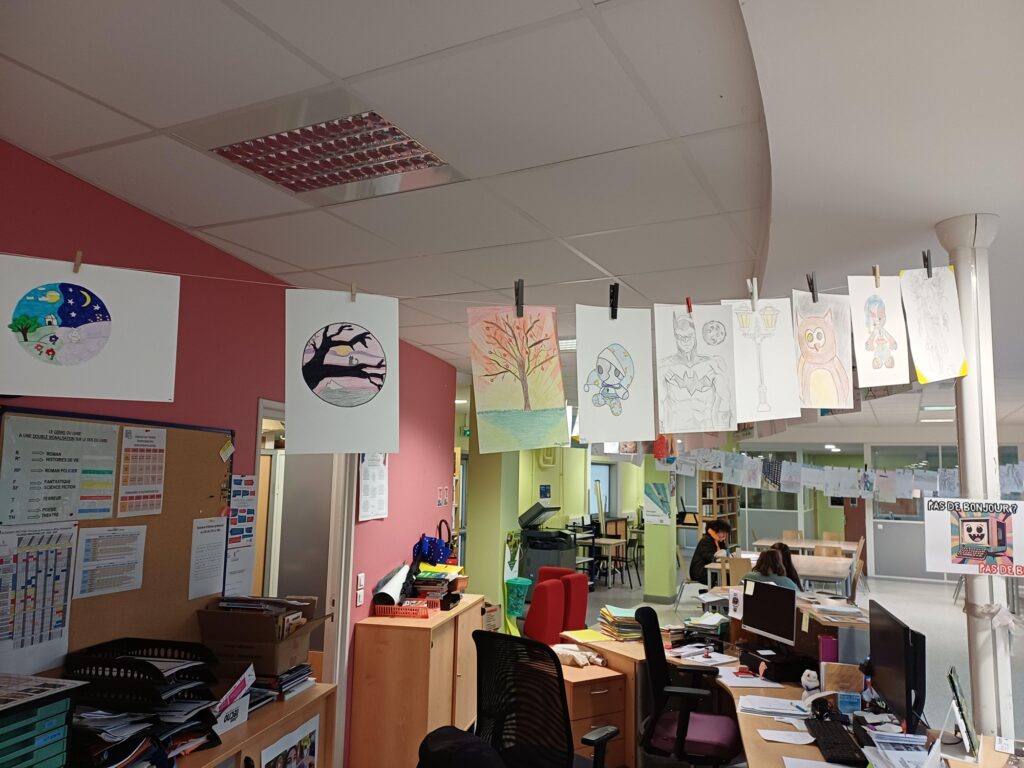 La grande lessive - 16 octobre 2025 - LPO Elisa Lemonnier