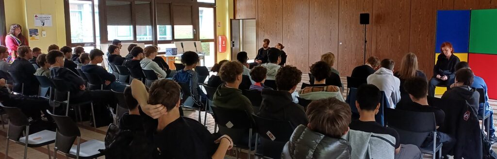 Spectacle Caro-Gaga par la Compagnie L'autre du troisième.